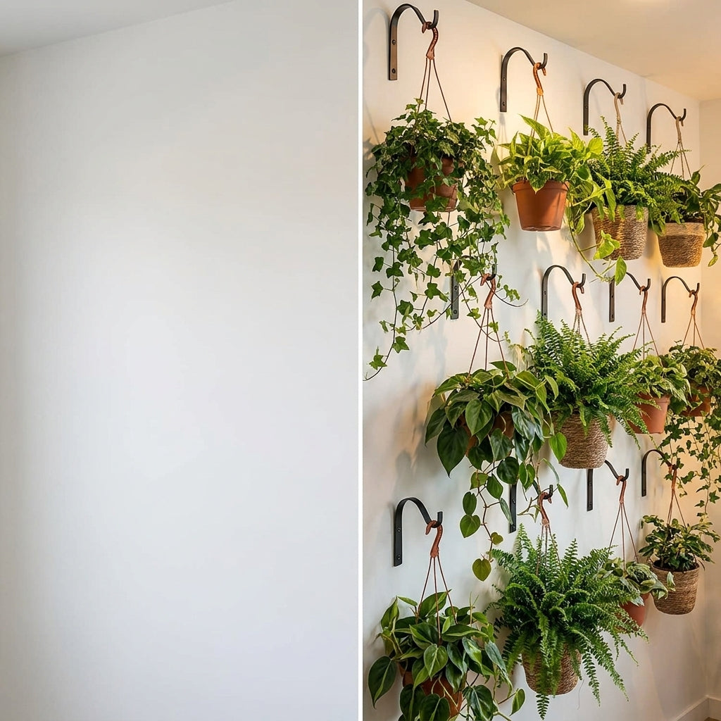 Paquete de 4 ganchos de pared de hierro para colgar