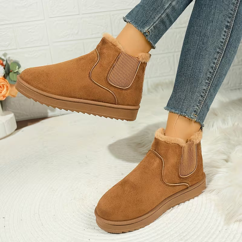 Botas Kozak Calidas con Plush y Suela Antidelizante