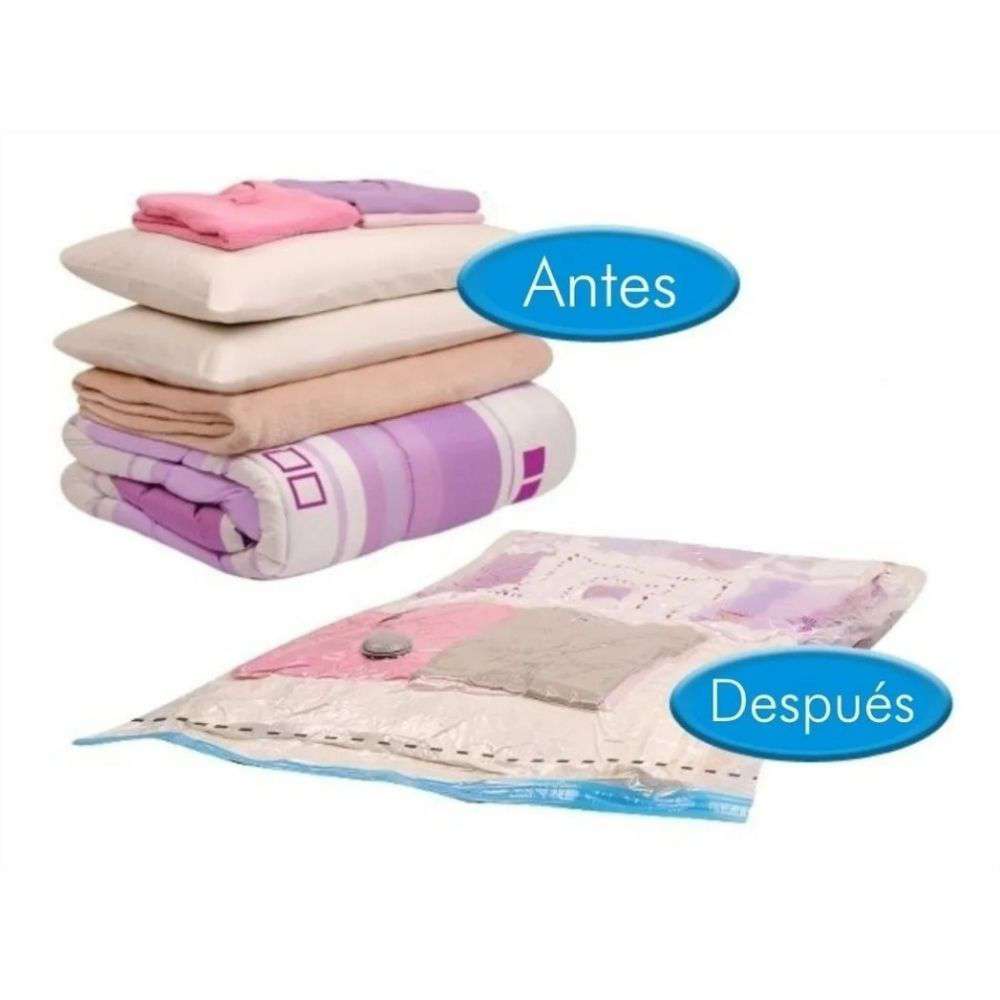 Set de 4 Bolsas para Ropa al Vacío (60 cm x 80 cm)