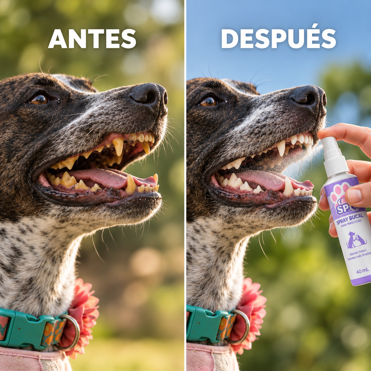 Pulverizador Bucal para Cuidado de Mascota
