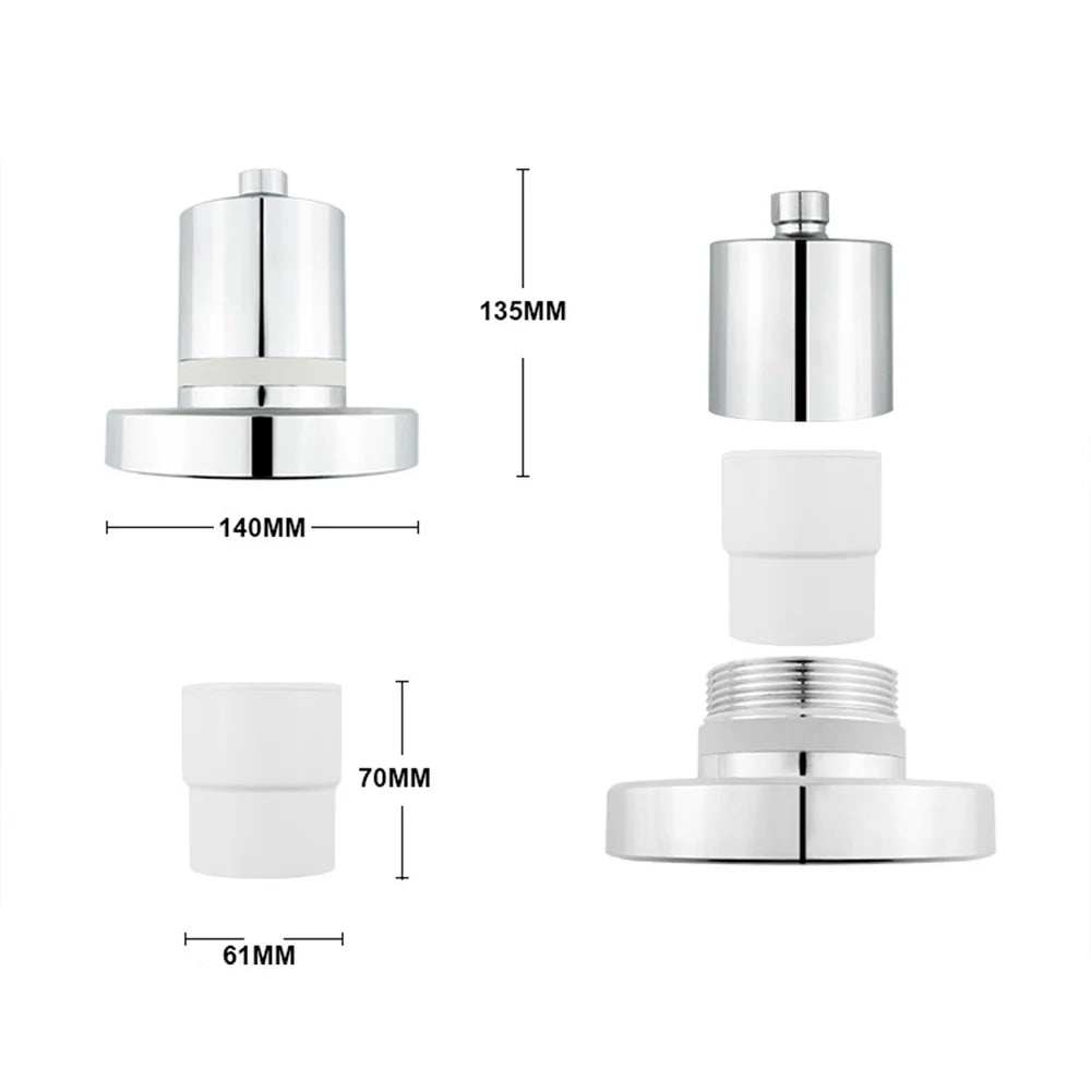 Pack Cabezal de Ducha + 2 Filtros Purificadores de Aqua Pure Milgenial