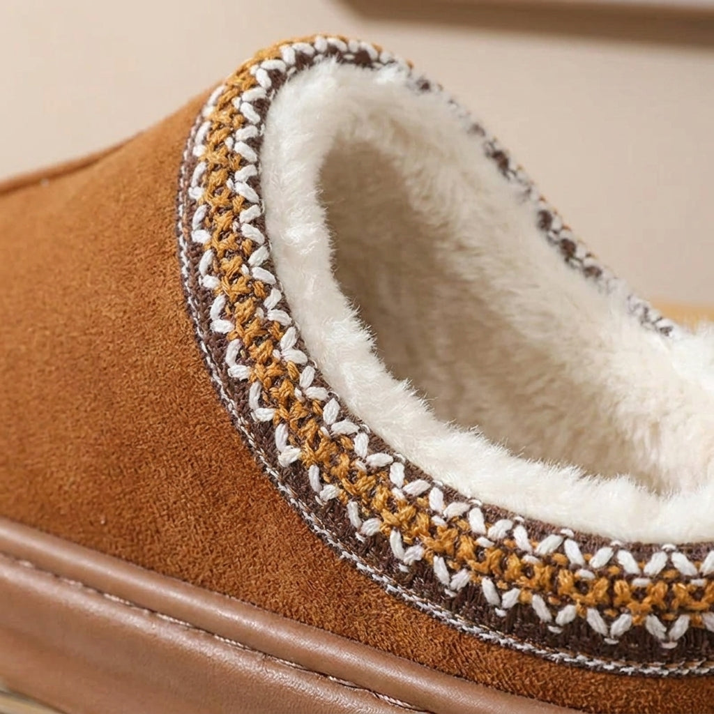 Pantuflas SoftCloud con Suela de Eva y Simil Corderito