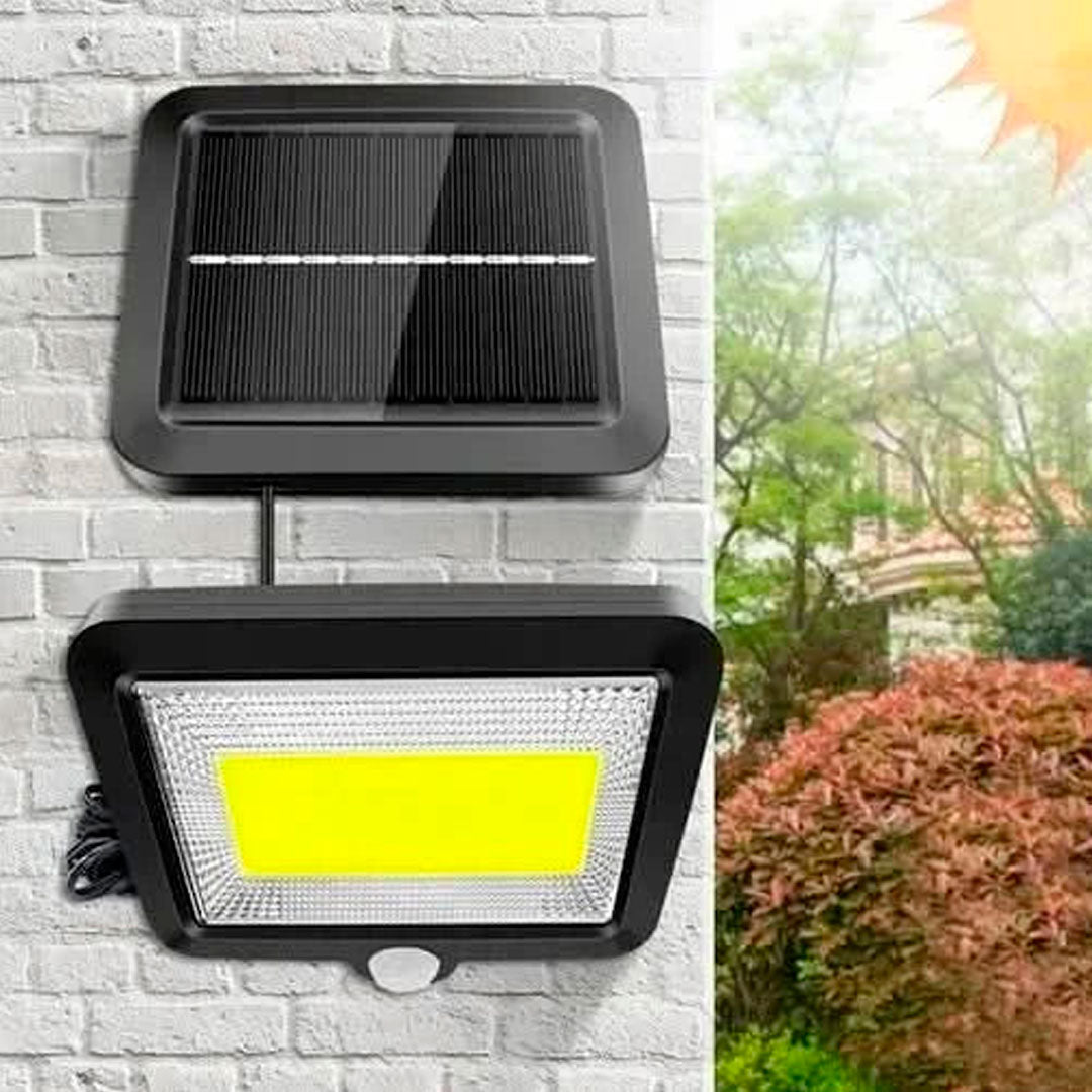 Foco Solar Led 30w con Sensor De Movimiento