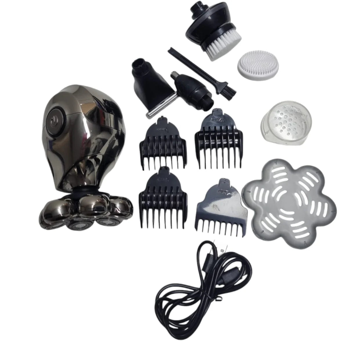 Afeitadora Rasuradora con 7 Cabezales mas Accesorios