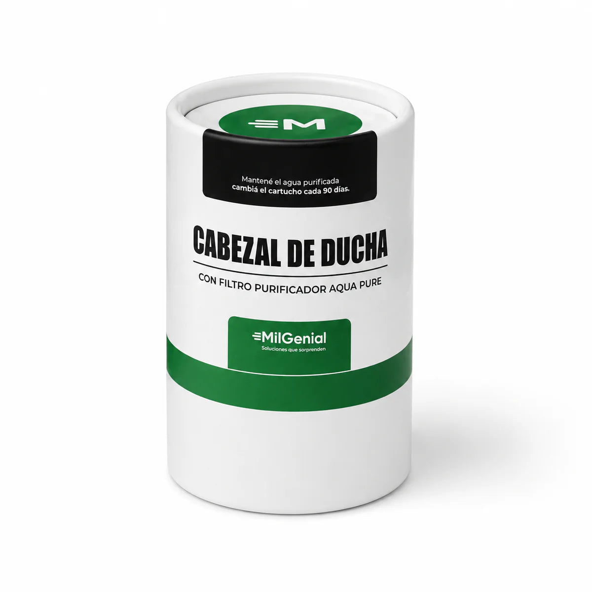 Pack Cabezal de Ducha + 2 Filtros Purificadores de Aqua Pure Milgenial