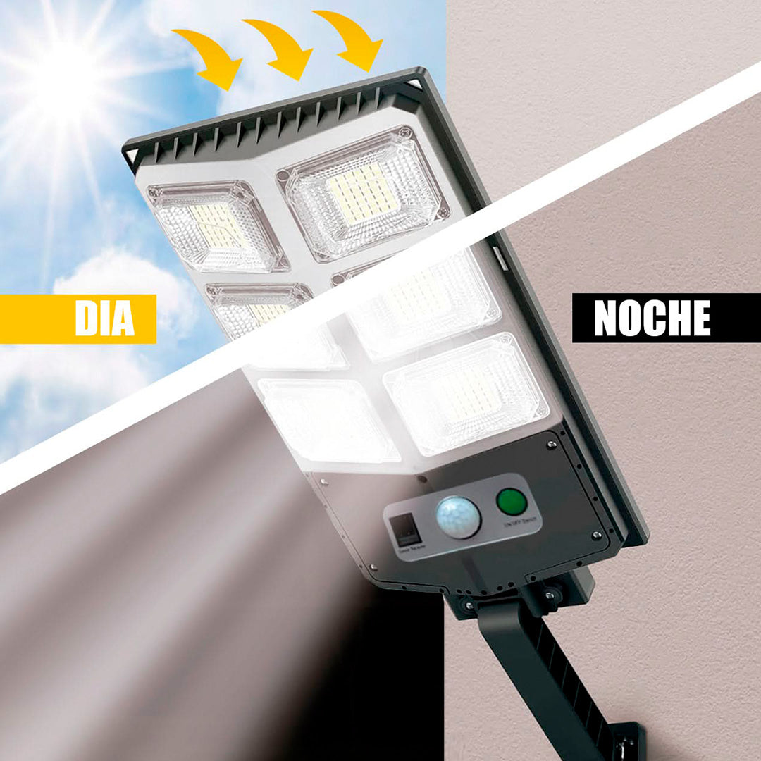 Foco Solar de 6 Luces Ip65 de 60w Milgenial