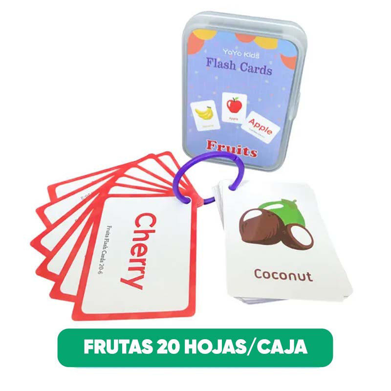 Tarjetas de Aprendizaje en Inlges para Niños