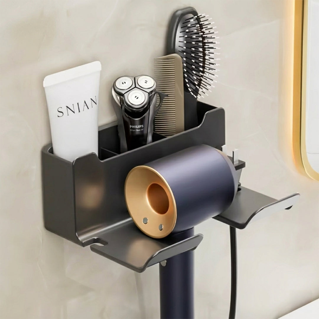 Soporte para Secador de Pelo y Accesorios vista adicional – Milgenial Uruguay