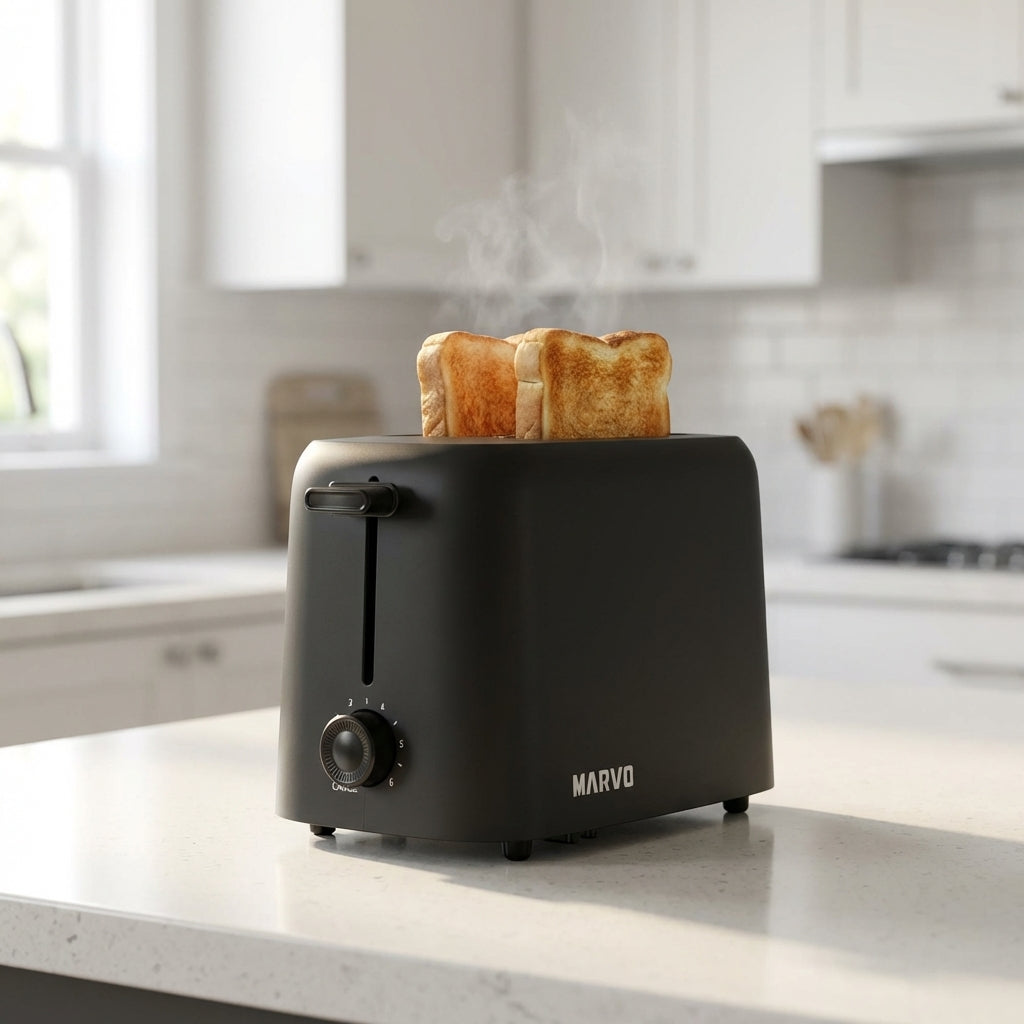 Tostadora Marvo HST-058 2 Panes Negro