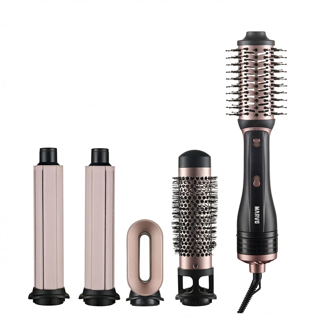 Cepillo Marvo HC-244 5 en 1 Moldeador 220V