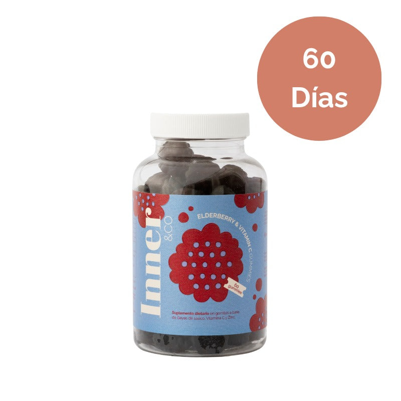 Elderberry & Vitamin Inner C Gummies – 60 gummies