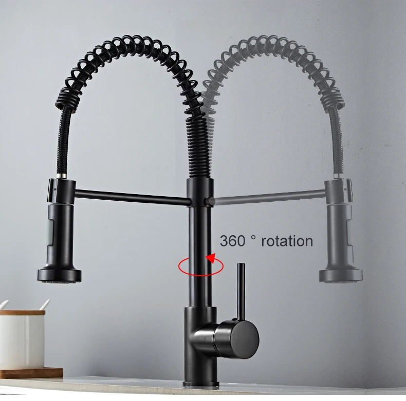 Canilla Monocomando Extensible de Cocina con Soporte