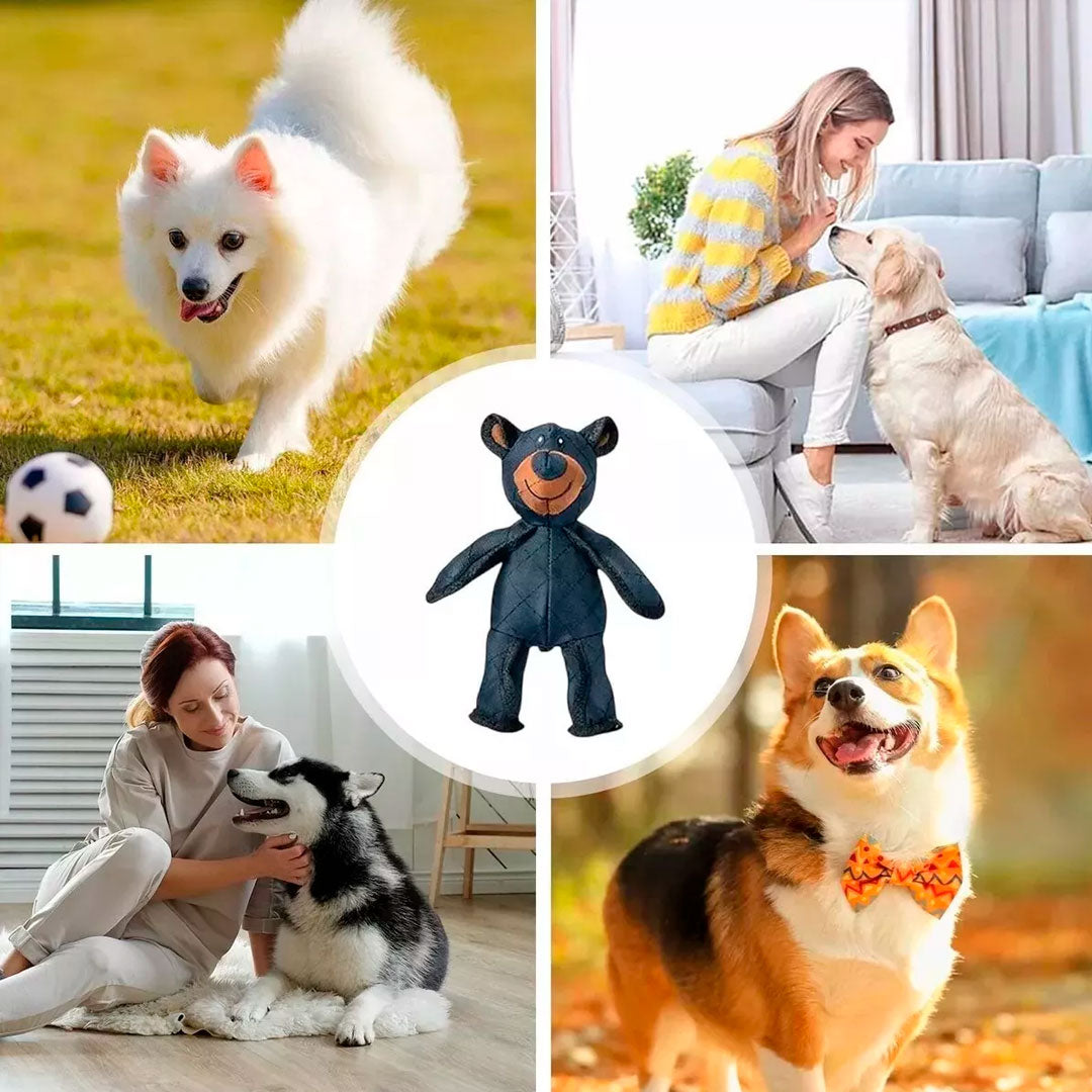 Juguete Peluche para Mascota Con Forma de Oso