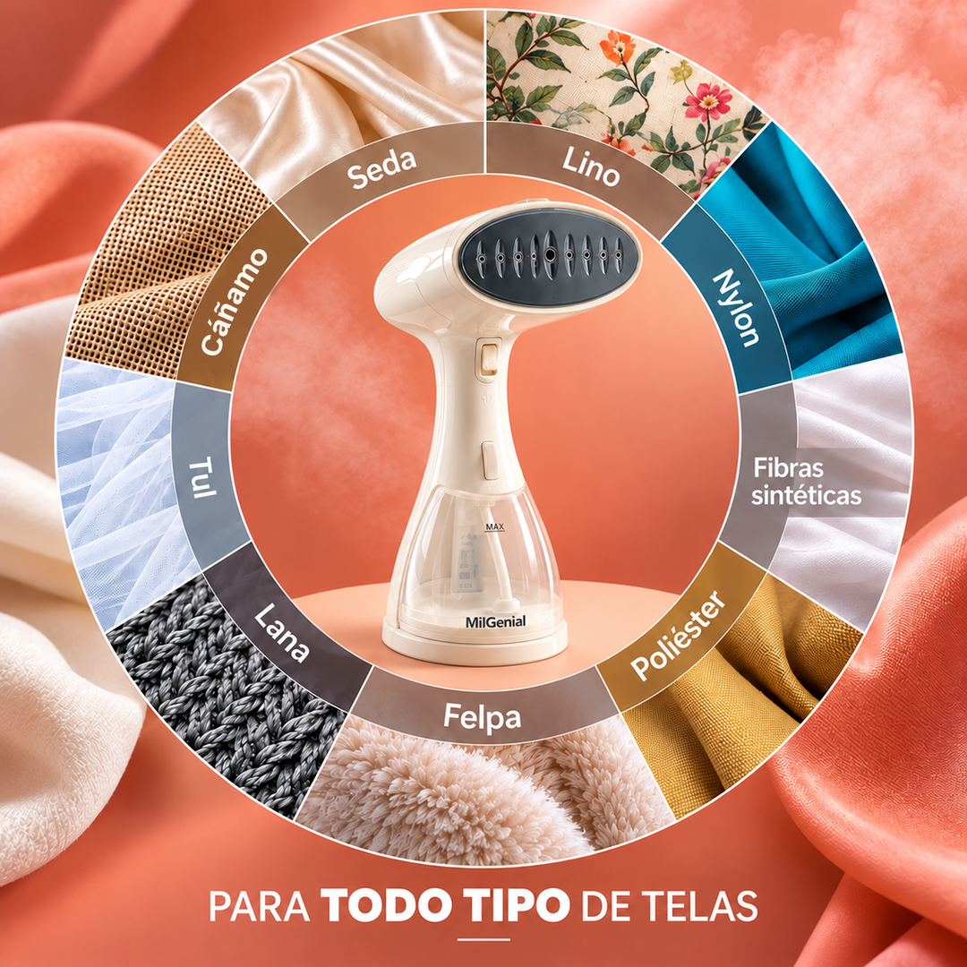 Plancha a Vapor Vertical Steam Flow Marca MilGenial