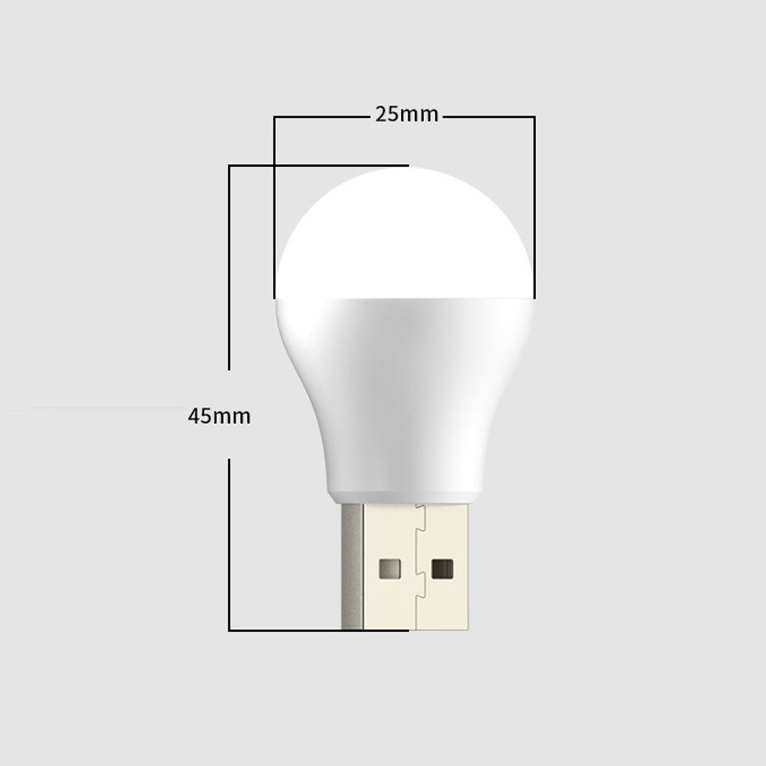 Pack de 5 Lamparas Led con Conexión USB