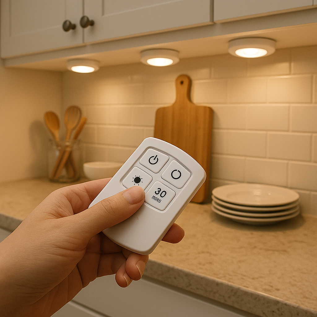Luz LED Inalámbrica con Control Remoto
