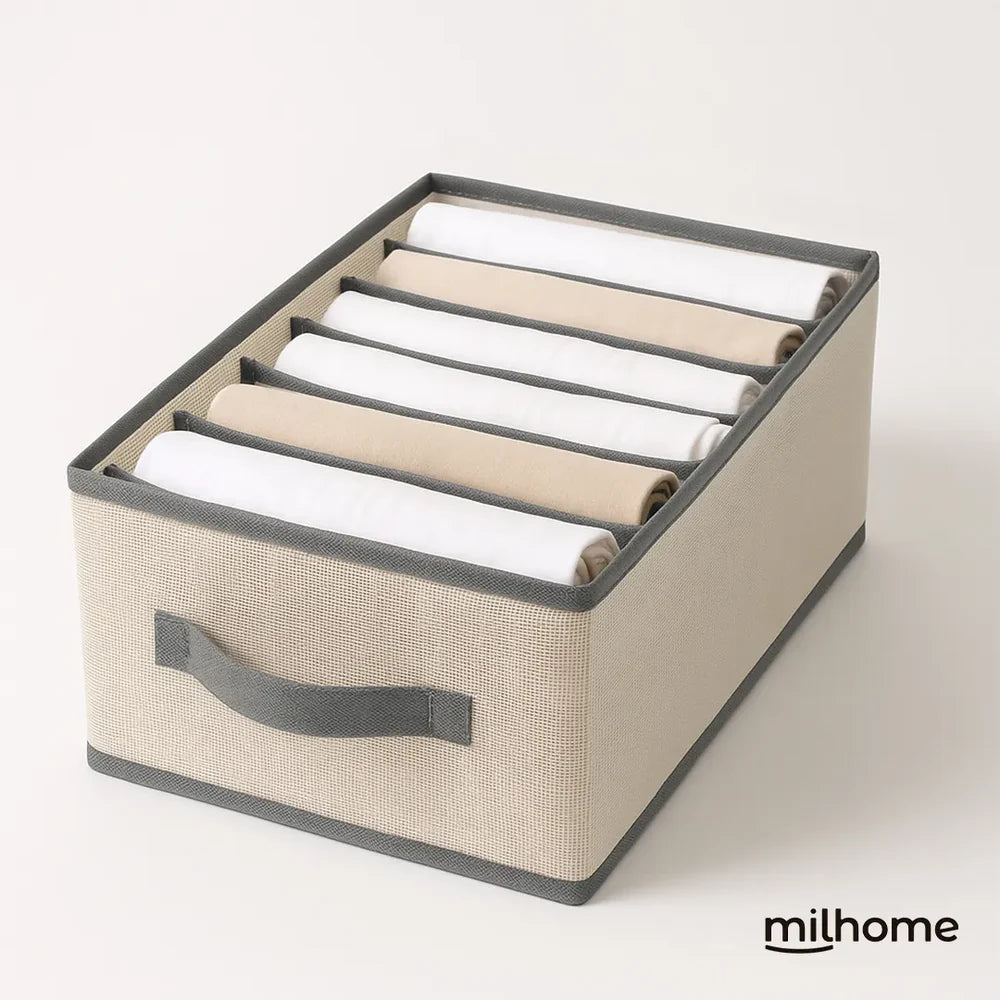 Oferta 6 Organizadores Clot para Ropa con 8 Divisiones Milhome