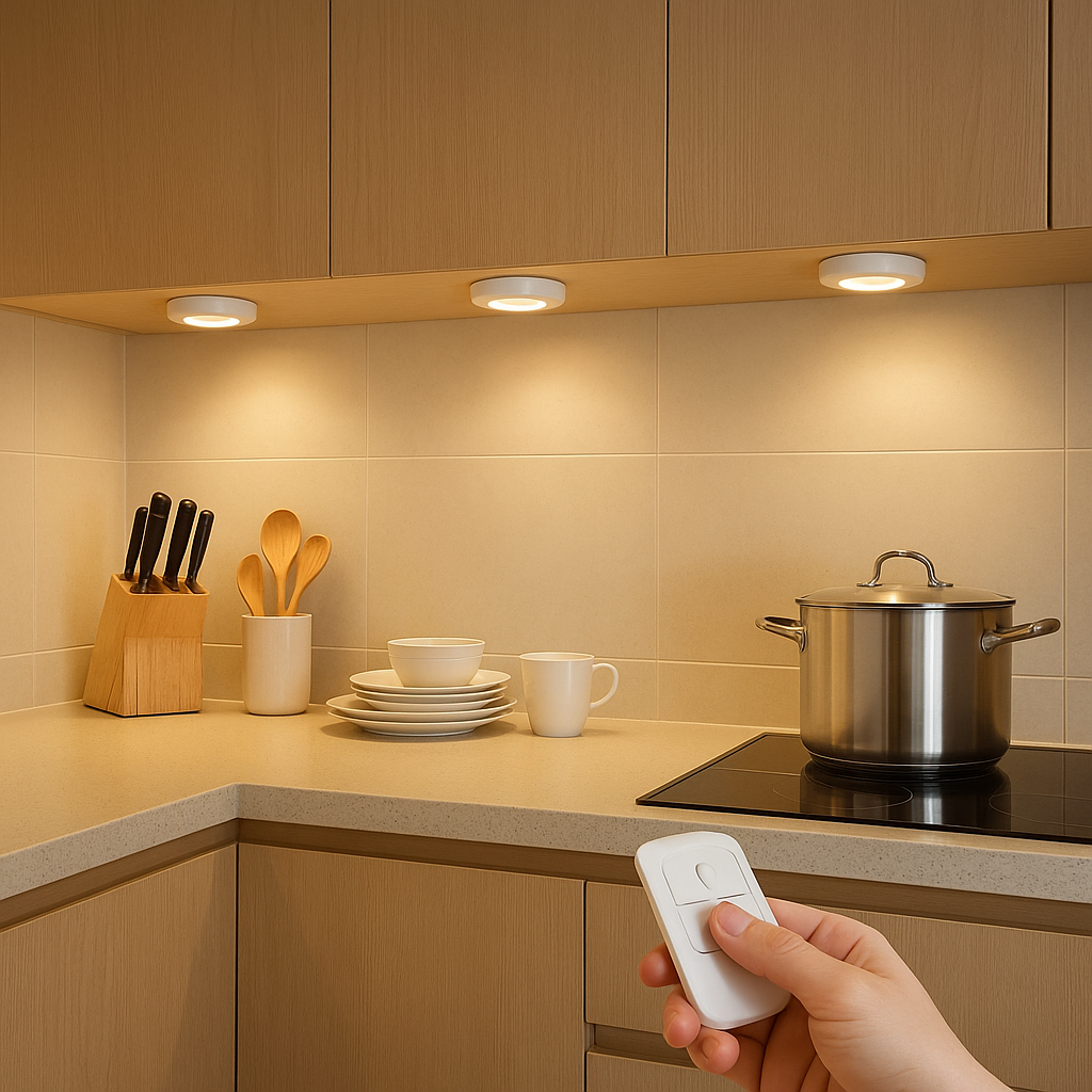 Luz LED Inalámbrica con Control Remoto