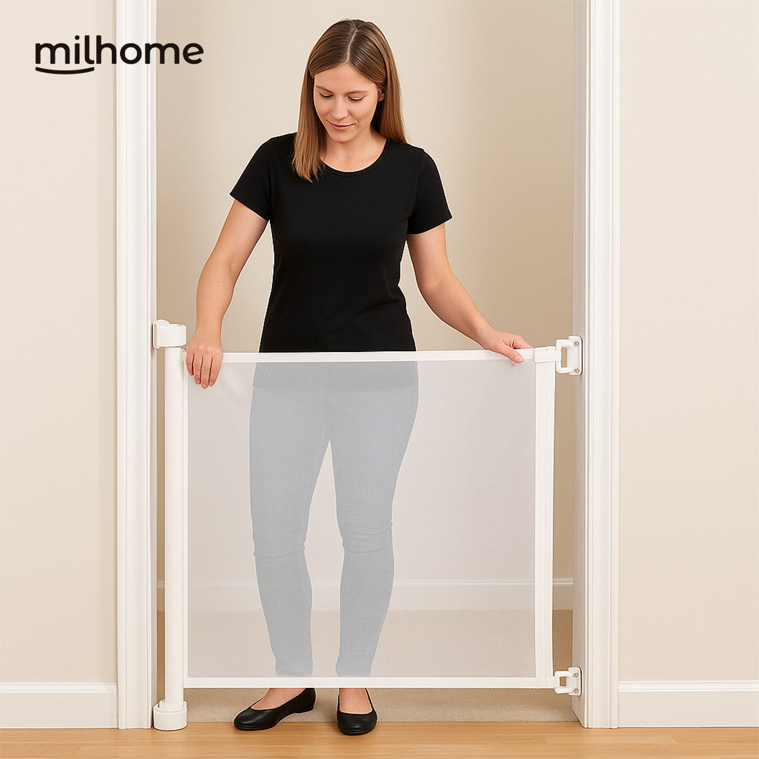 Puerta Flexible con Malla Retráctil de Seguridad Milhome