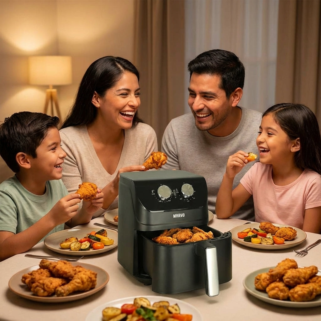 Freidora Sin Aceite Marvo HAF-086 4L Negro