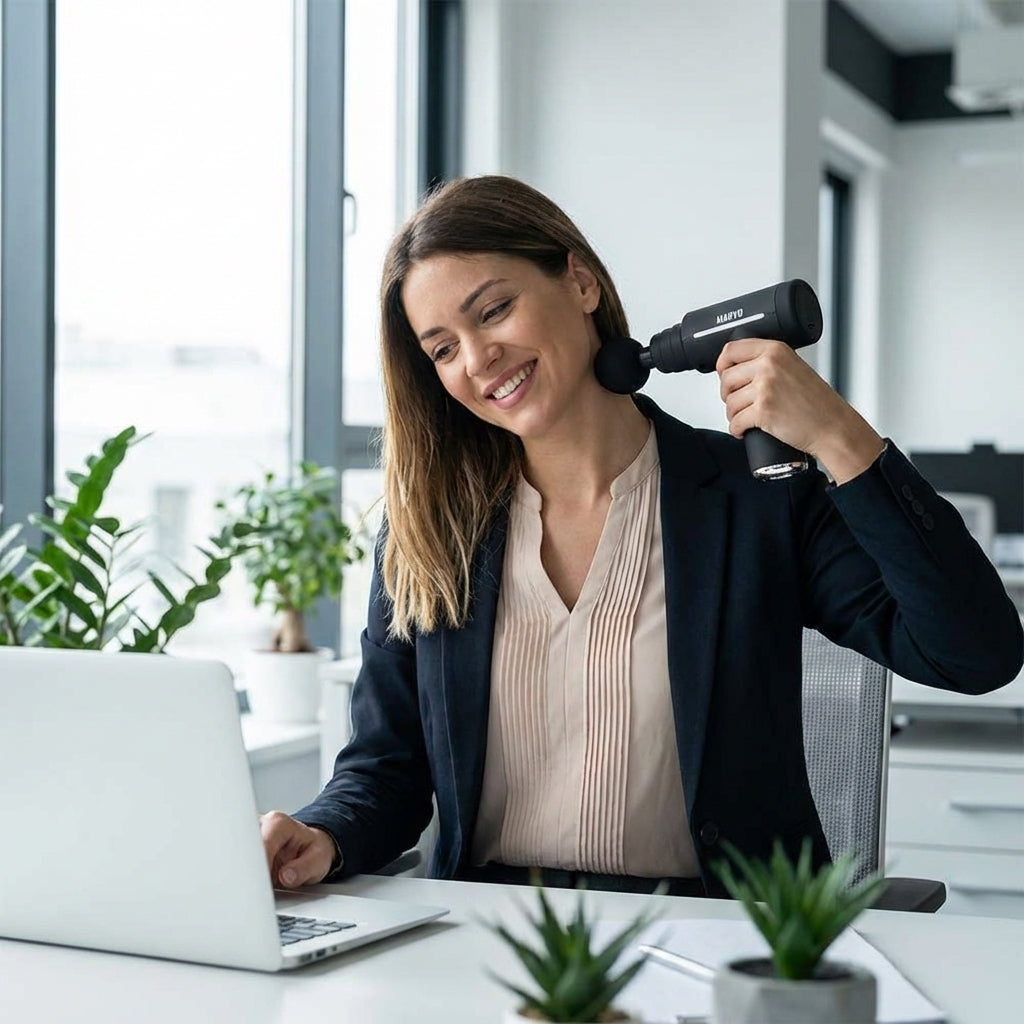 Pistola Masajeadora Marvo PMS-010 Inalámbrica