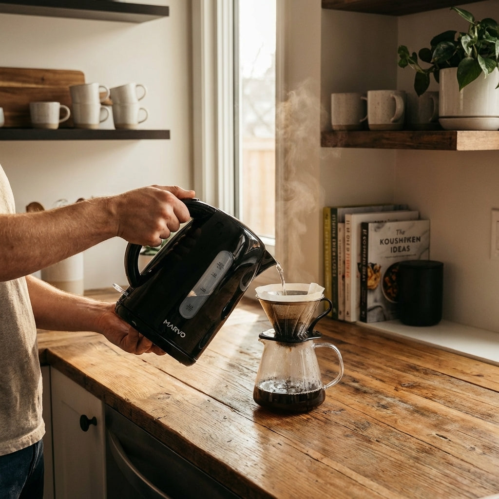 Jarra Eléctrica Marvo HWH-082 Negro