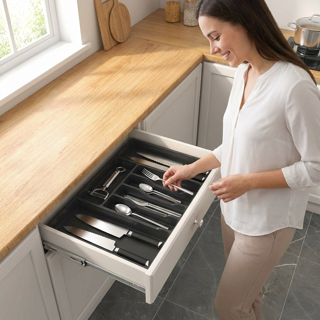 Organizador de Cajones de Cocina Expandible sin BPA