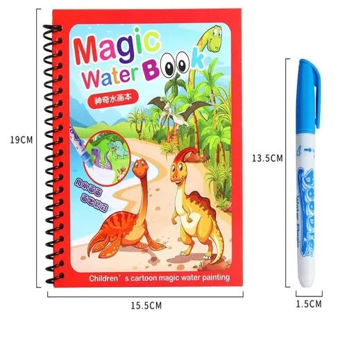 Set de 2 Libros Coloreables con Agua para Niños