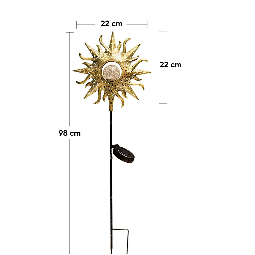 Luz Solar Sun Glass para Jardin