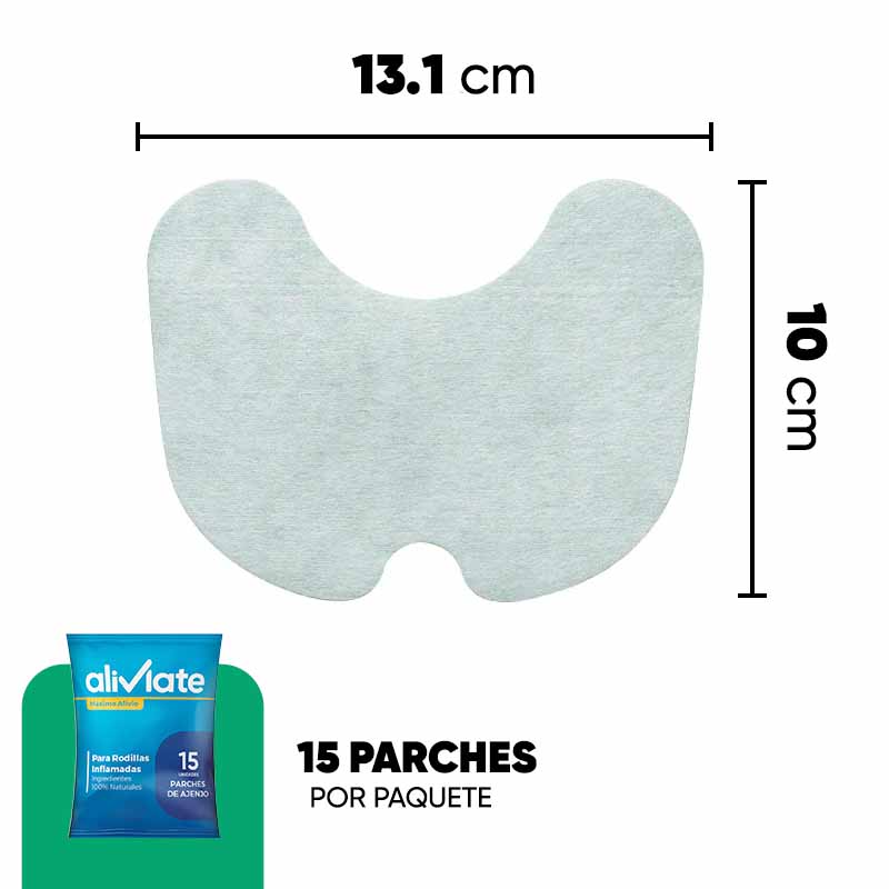 Pack de 15 Parches para Rodilla Aliviate