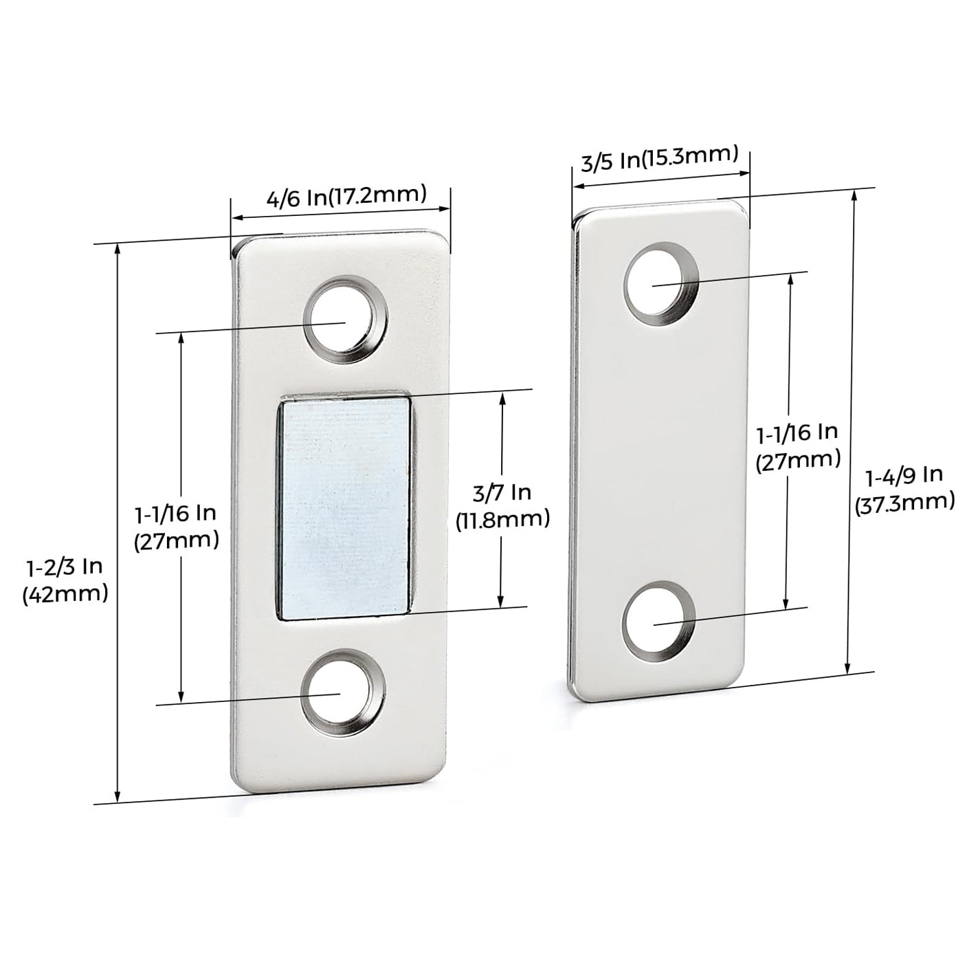 Imanes adhesivos ultrafinos para armario Pack x12 vista adicional – Milgenial Uruguay