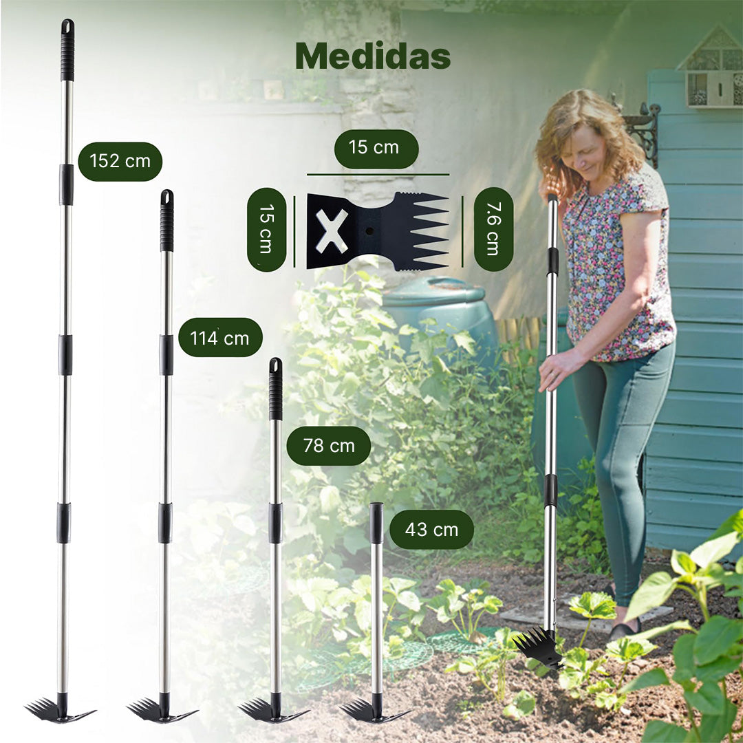 Herramienta para Remover Malas Hierbas con Mango Largo