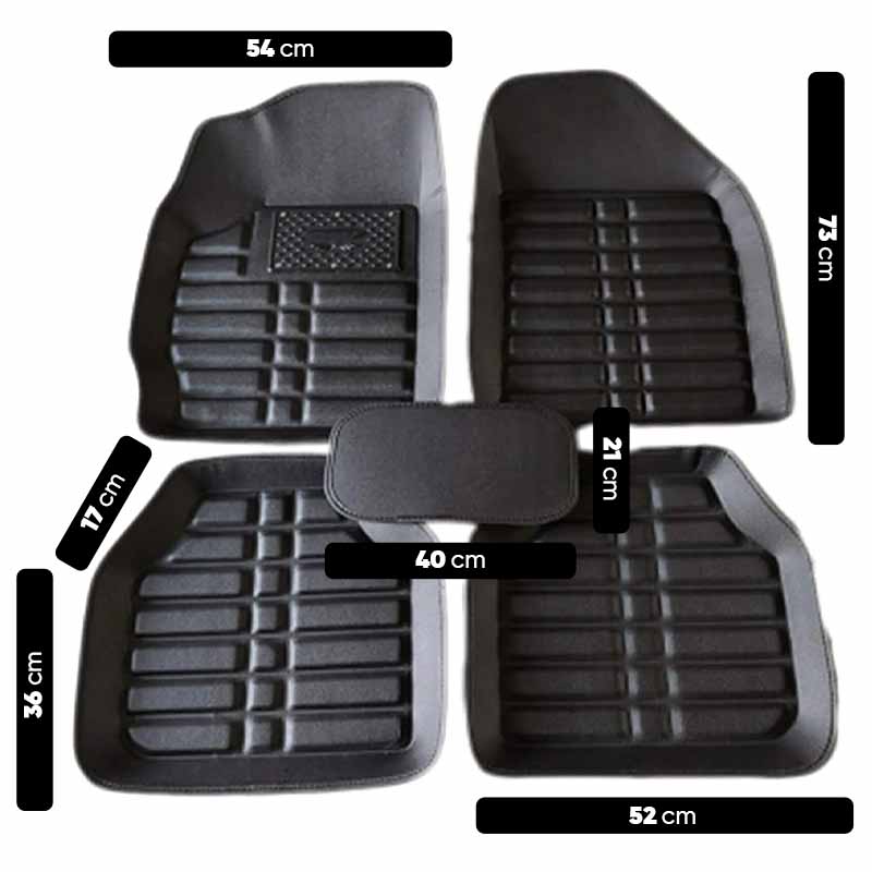 Alfombra de Auto Premium Pvc 5 Piezas