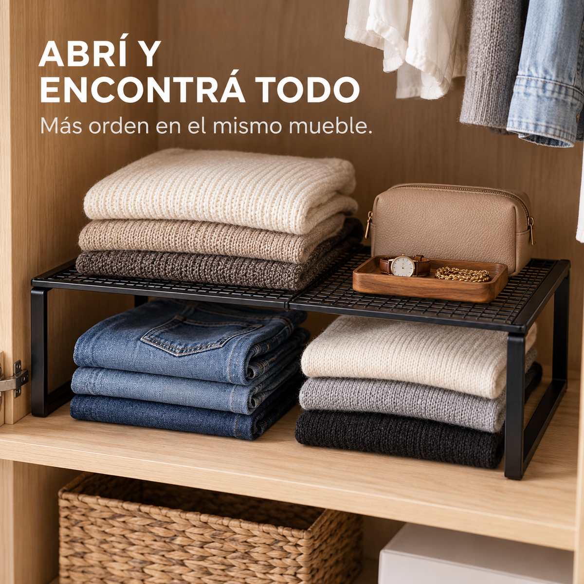 Estante de Armario Ajustable