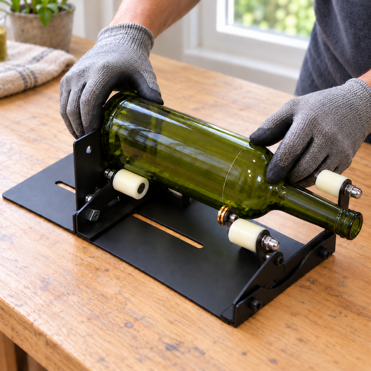 Herramientas Soporte Cortador de Botella de Vidrio 19 Piezas