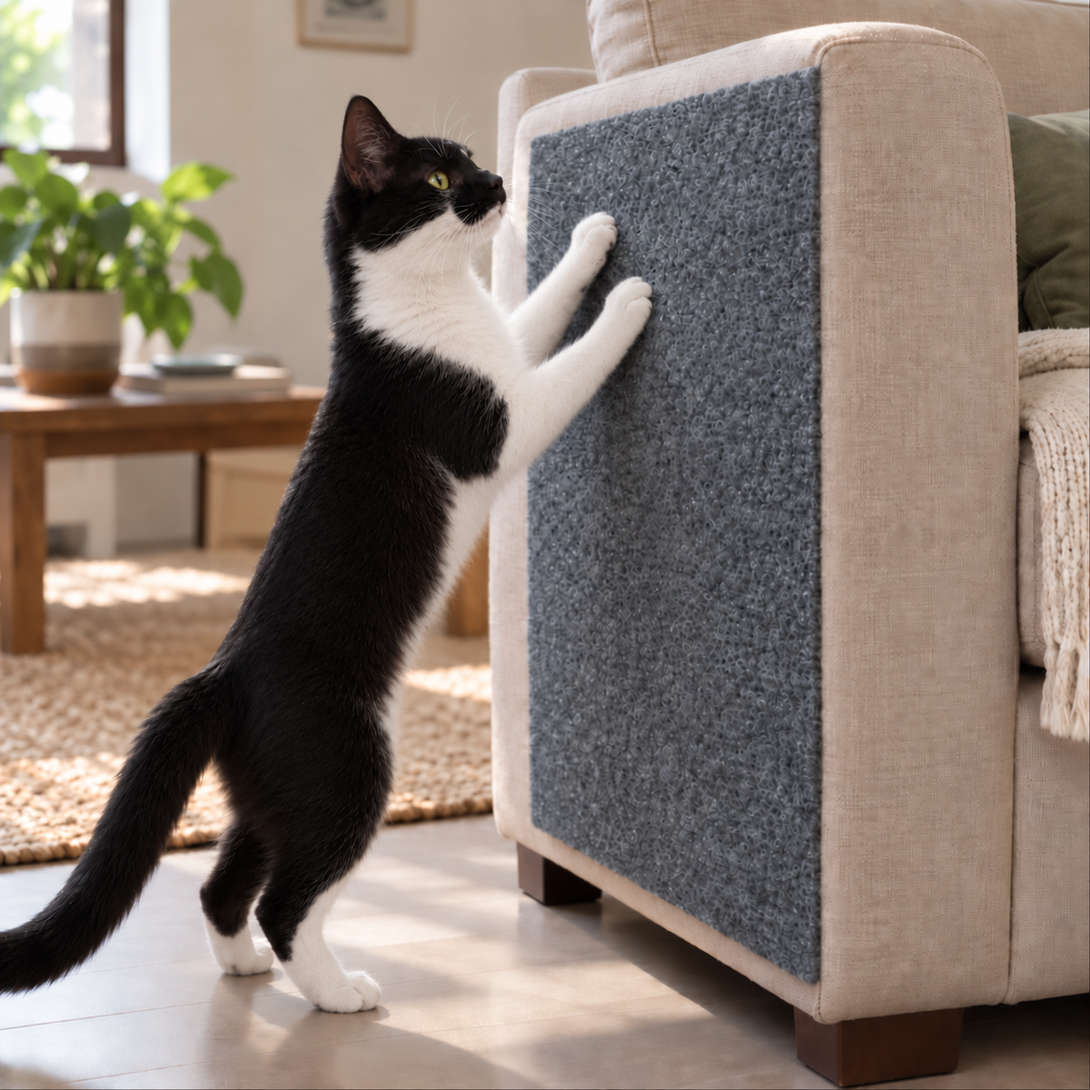 Alfombrilla Protectora de Rascado para Gatos