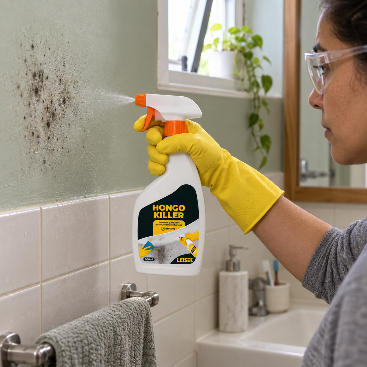 Hongo Killer Spray Removedor de Hongos Leisel