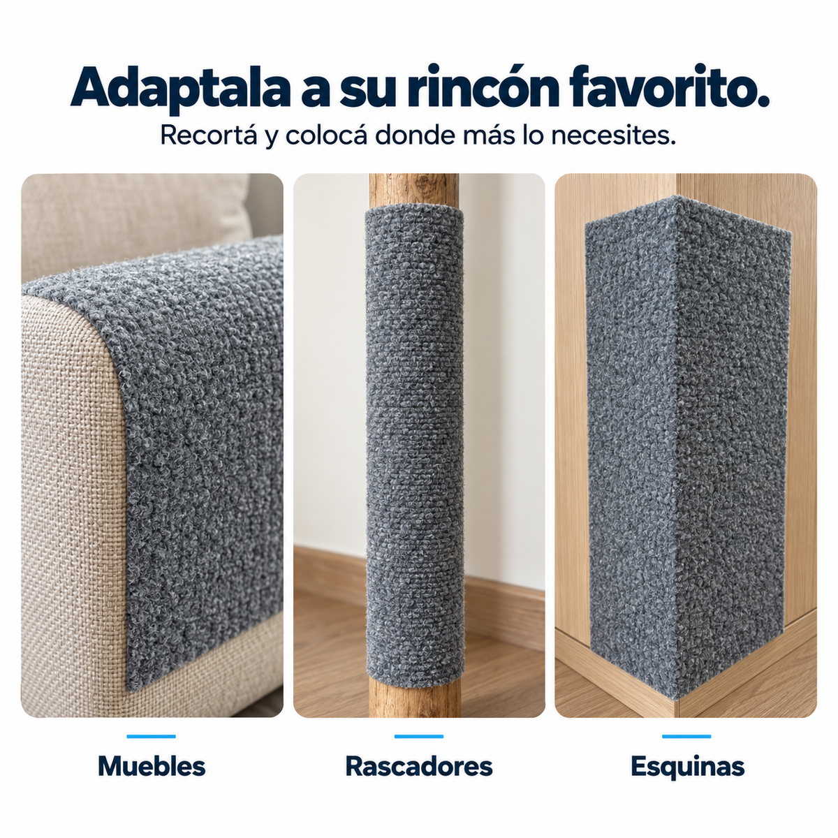 Alfombrilla Protectora de Rascado para Gatos