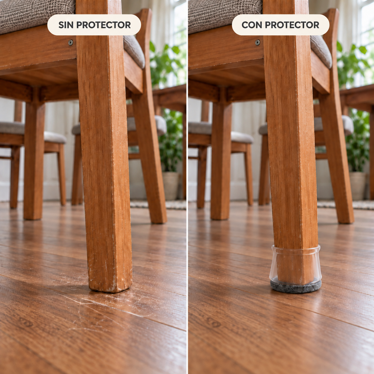 Pack de 16 Protectores de Silicona para Sillas Milhome