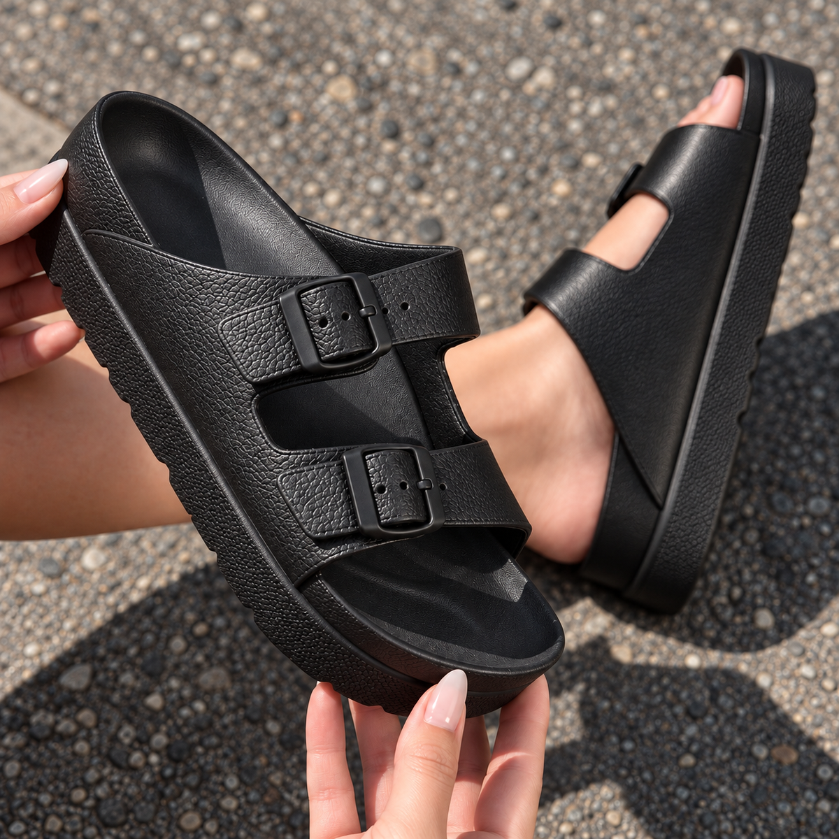 Sandalia de Espuma Alta Slipper Antideslizante