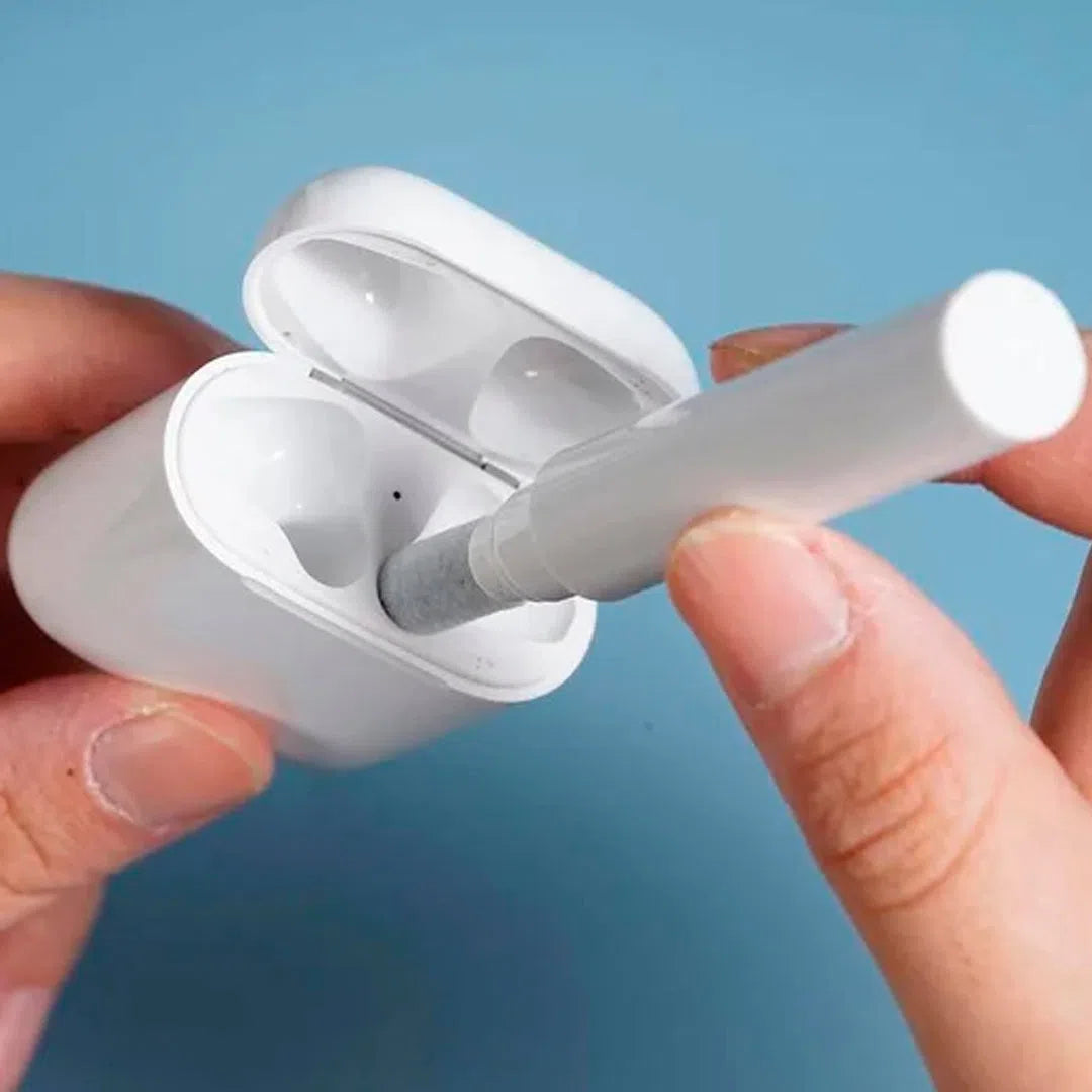 Comprar Pluma de limpieza de auriculares Bluetooth para Airpods,  auriculares inalámbricos, Kit de limpieza de auriculares, cepillo, estuche  de auriculares, Herramientas de limpieza para teléfono
