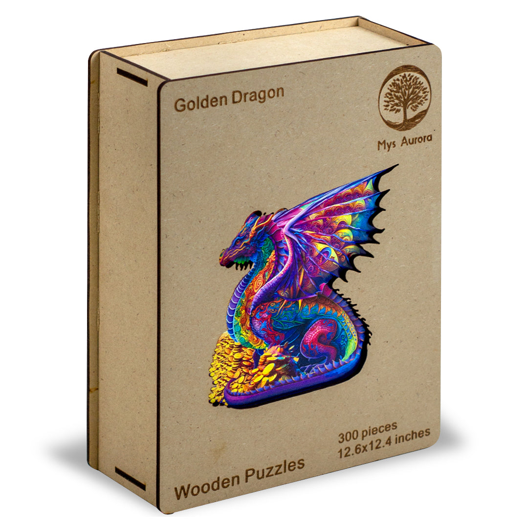Puzzle de Madera de 300 Piezas Diseño Dragon