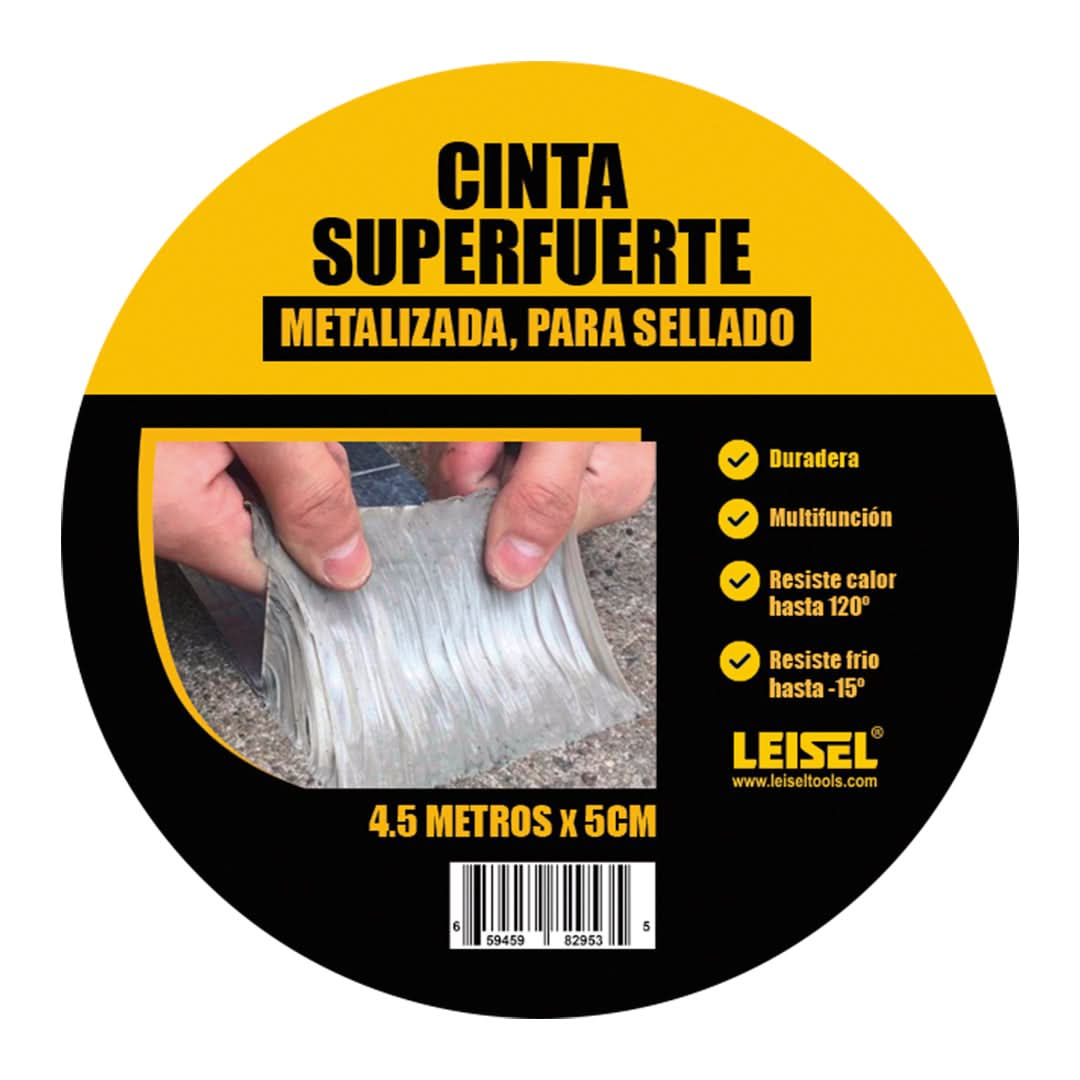 Cinta Super Fuerte Metalizada para Sellado Leisel