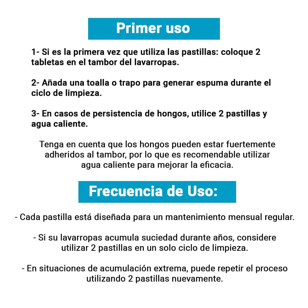 24 Tabletas Arboleda Antibacterial para Limpieza Lavarropa