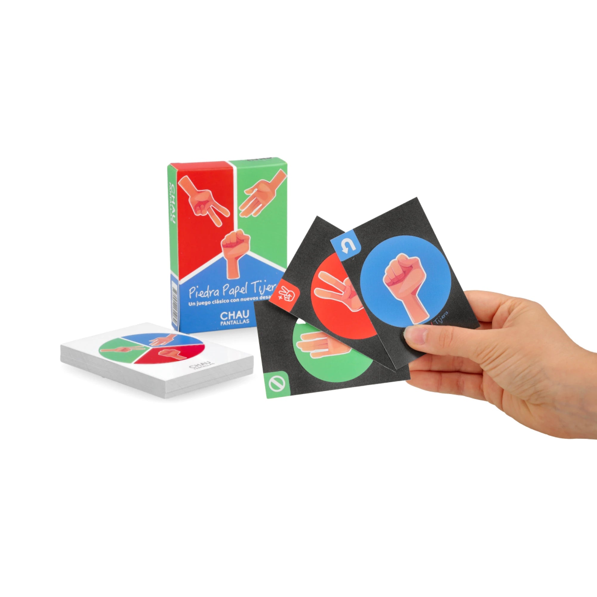 Juego Piedra Papel Tijera de Chau Pantallas