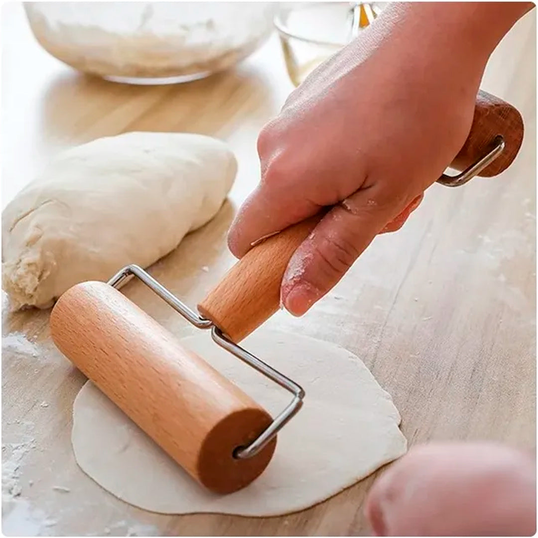 Rodillo de amasar ecológico 2 en 1