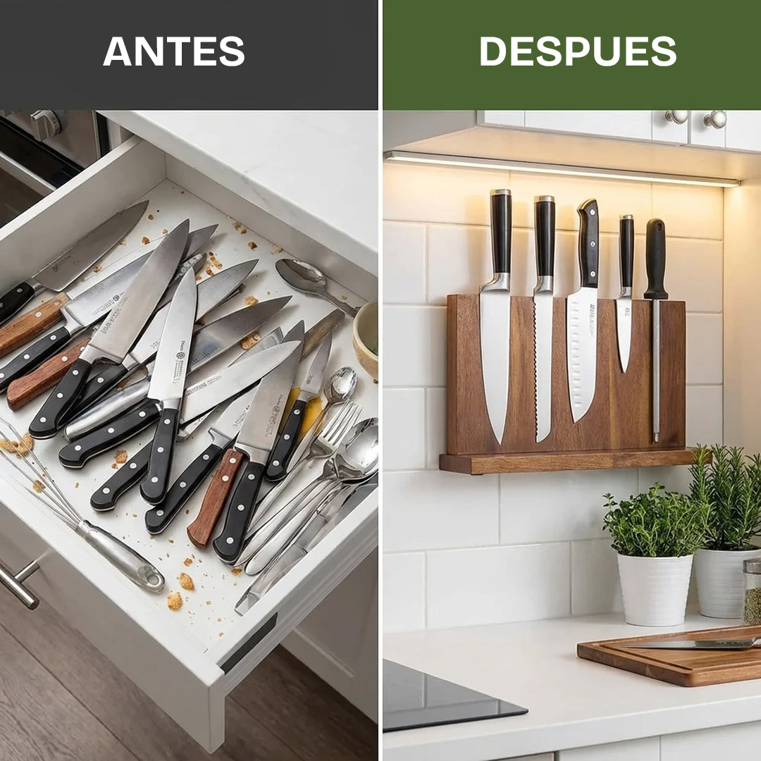 Tabla Magnética Soporte Premium para Cuchillos Omura