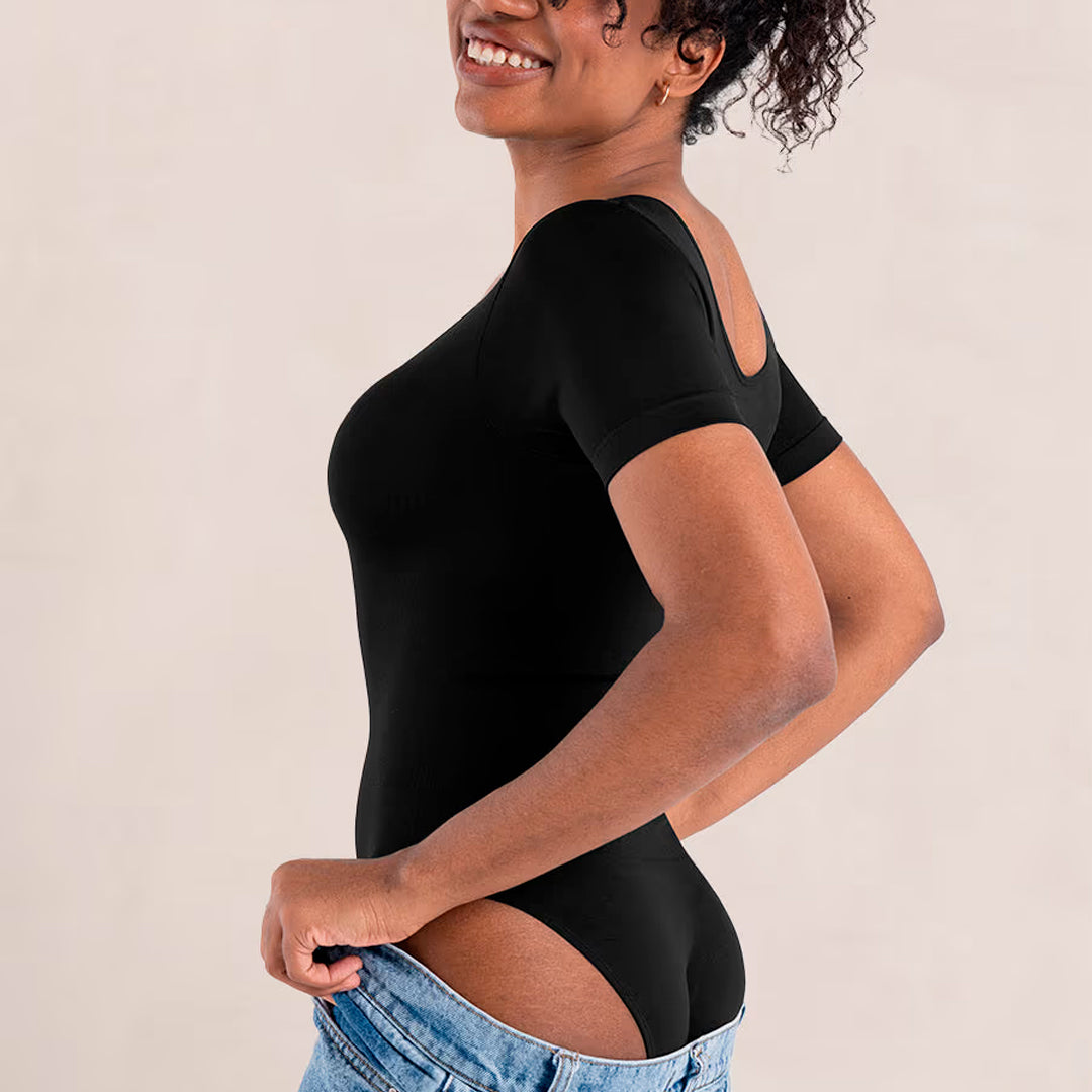 Nuvia Body Moldeador de Managa Corta Marca Elevé