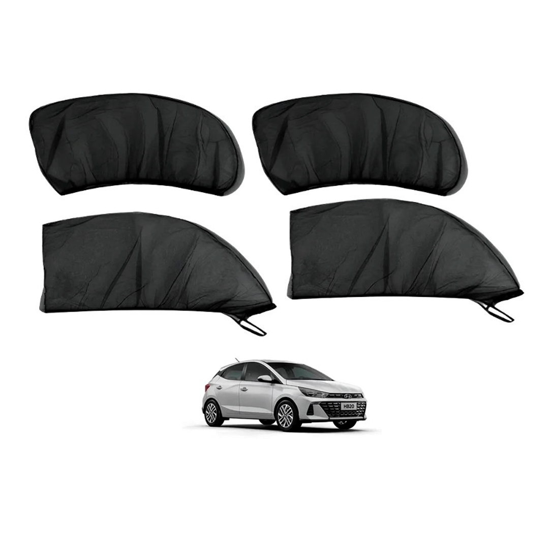 Parasol Universal Envolvente para Auto 4 Piezas