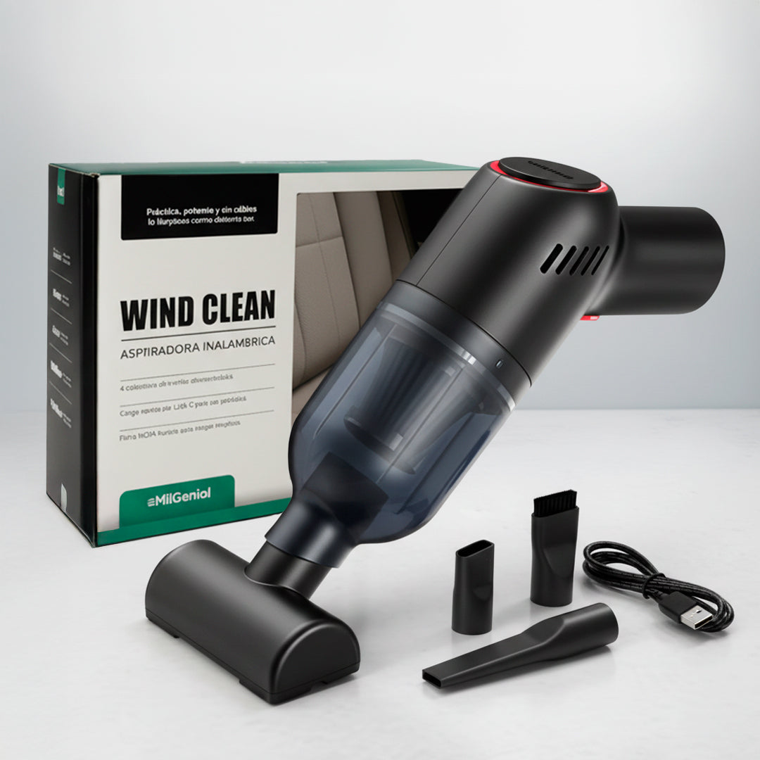 Aspiradora de Mano a Bateria con Soplete WindClean MilGenial